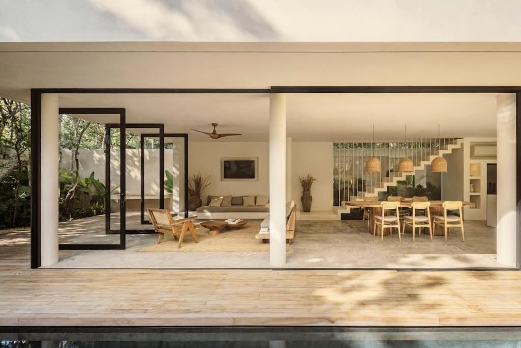 טולום Casa Areca, Awarded Architectural Villa Located In A Secured Gated Community, With Concierge Services מראה חיצוני תמונה